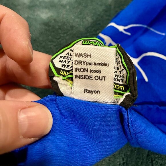 Art -Wall Hanging by Space Tribe.  Psychedelic -Blacklight 45x80 in - Picture 7 of 9